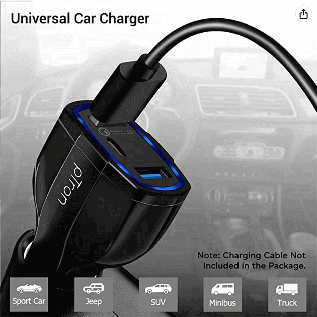 Best Multiple Port Car Charger to buy Under Rs 500
